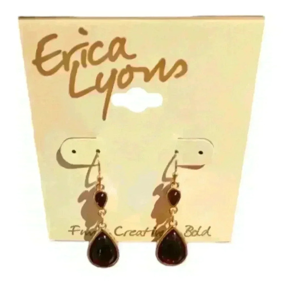 Erica Lyons teardrop earrings - Picture 1 of 3